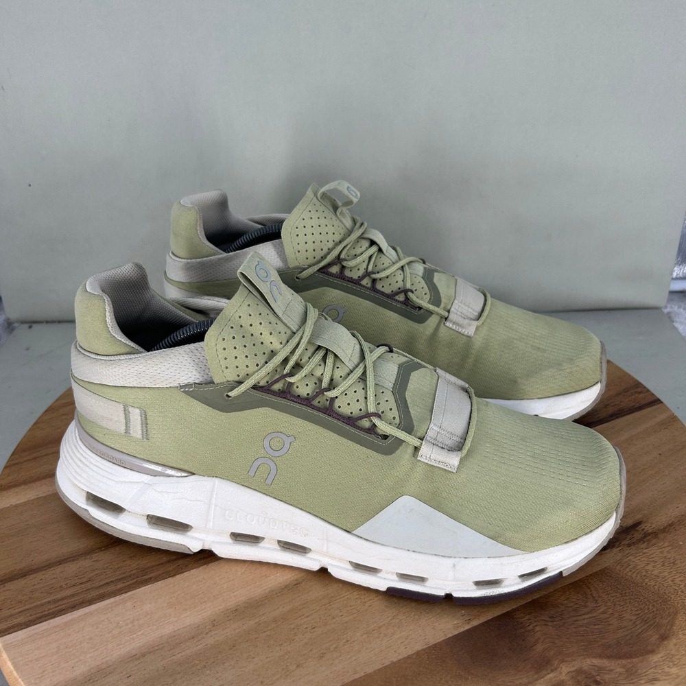 On Cloud Cloudnova Form Mens Running Shoes Green Size 12 26.98484